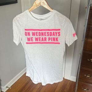 PINK Victoria's Secret On Wednesdays We Wear Pink - Mean Girl Tee